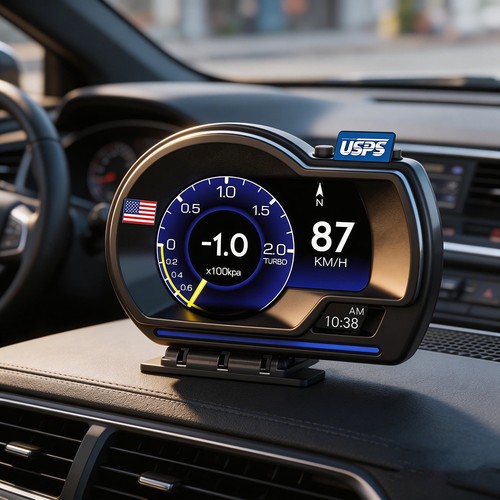 Obd2 gps hud car gauge - obd2+gps,